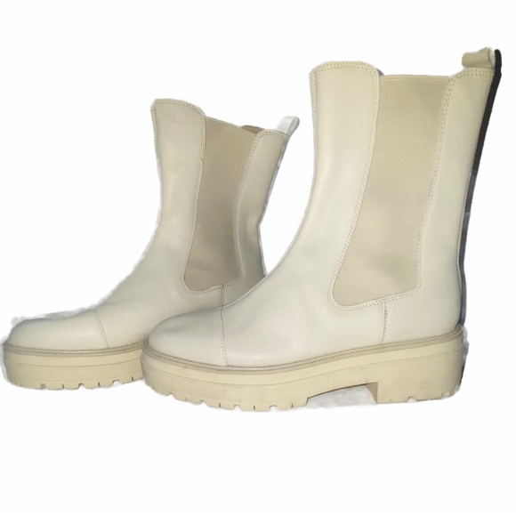 SAM Edelman Wellington Leather Lug Sole Chelsea boots - Picture 4 of 10